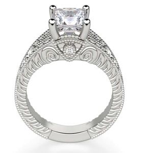 Valencia Princess Cut Engagement Ring 💎 lab created 💎 Diamonds Nexus